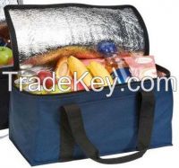Large non-woven insulated cooler bag for frozen food