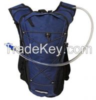 Navy blue 2L Bicycle hydration backpack with water bladder bag