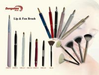 lip brush & fan brush