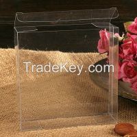 High quality Clear Transparent Plastic White PVC packaging box
