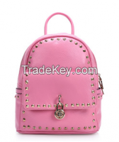 2015 popular leather shoulder backpacks, hotselling, fashionable and smart casual style
