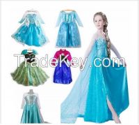 sell frozen anna cartoon anime costumes cosplay dresses girl clothes, many designs