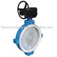 Sell butterfly valve pfa/ptfe lined