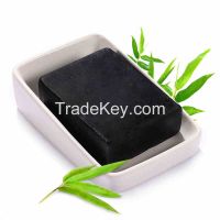 Oil control blackheads makeup remover pure natural bamboo charcoal handmade soap OEM ODM free sample