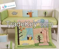 201 New Design Home Textile Colorful Soft Baby Bedding Set