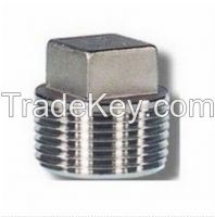 square head plug stainless steel NPT 3000LBS ASME B16.11