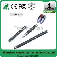 China oem manufacturer 4 in 1 Promotional Pen Use smart laser presenter metal slim stylus