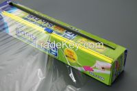 stick-on type cling film plastic film food wrap stretch film small slide cutter, 