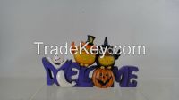 Hot sate new design pumpkin Halloween polyresin craft with custom logo various design, OEM welcome