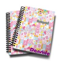 Lovely image printed wire-o school notebook_office supplies china factory
