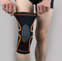 Customized High Quality Nylon Copper Compression Sleeve Fitness Knee Supports Brace