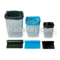 Disposable plastic star seal trash can liner bag