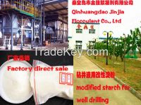 modified starch for well drilling
