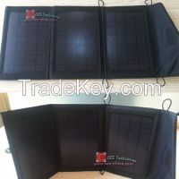 Foldable portable solar chargers backpack for mobile phone camera MP3