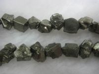 Sell pyrite rough beads