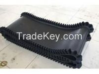 EP 630/4 X  (6+2) sidewall height 40mm /sidewall width 35 mm/R 10mm/without cleats Rubber Conveyor Belt
