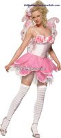 Frill Pixie Rose Petal Costume Pink Rose Petal Skirt UA83176