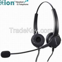 Binaural Noise Canceling Microphone Call Center Headset FOR630D