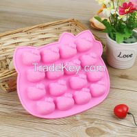 silicone cake molds hello kitty shaped