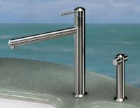 Sell Cast Spout Faucet with Optional Side Spray Stainless Steel