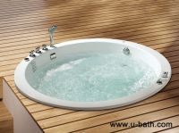 U-BATH Hot sale cheap, clear and economy Massag acrylic bathtub