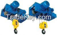 Low headroom electric hoist