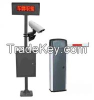 Automatic recognition of vehicle license plate management machine