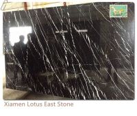 Chinese Hot Sell Black Marquina, Nero Marquina Marble, Black and white Marble