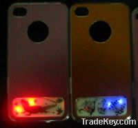 Sell iphone4 flashing case /flashing phone case
