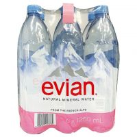 Evian Natural Mineral Bottled Water