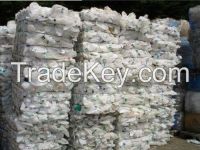 Hdpe milk bottle scrap  available