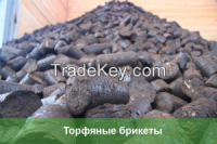 peat briquettes