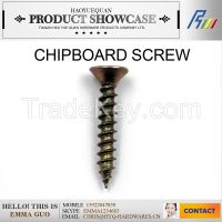 C1022A pozi countersunk head yellow or white chipboard screw