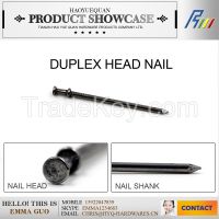 manufatcure Double Head Nail/Duplex Head Nail/two heads nail