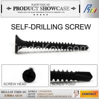 hex washer/modified truss/pan head self drilling screw