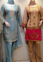 Ladies 3pc stitched chiffon suits available 2020