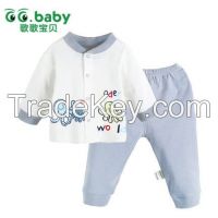 2015 New Cartoon Fish Baby Clothing Set 100% Cotton Baby Boy Girl Clothes