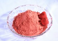 organic freeze dried strawberry fruit powder