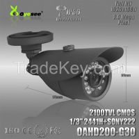 1080P 2100TVL Outdoor Bullet Camera 3.6mm Lens IR Cut Filter Security Surveillance AHD Camera for camera surveillance system