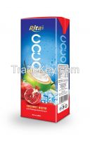 200ml Tetra pack coconut water with pomegranate