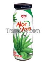 300 ml glass bottle Aloe vera with Jelly