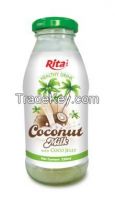 250ml Glass bottle Coconut milk with jelly