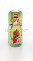 250ml Avocado with Strawberry Juice