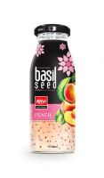 200ml Glass bottle Passion flavor Basil Seed Drink