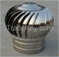 Exporting wind force turbine roof ventilation