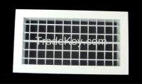 Exporting air grille double deflection for ventilation