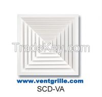 Selling Square Ceiling Diffuser SCD-VA for air distribution and ventilation