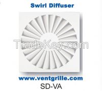 Exporting SD-VA Swirl Diffuser for air distribution and ventialtion purpose