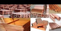 Excellent Quality Copper Cathode , Copper Pipes, Copper Bars, Copper Wire, Copper Sheets, Copper Powder