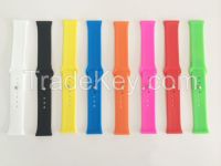 rubber silicone watch band for Apple smart watch